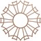 Ekena Millwork Augustus Wood Fretwork Pierced Ceiling Medallion, Wood (Paint Grade), 16"OD x 5 5/8"ID x 3/8"T CMWP16X16X0375AUMF - alternate 1